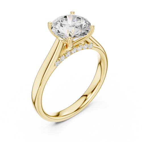Load image 1 in gallery view. round-14k yellow gold|round-18k yellow gold