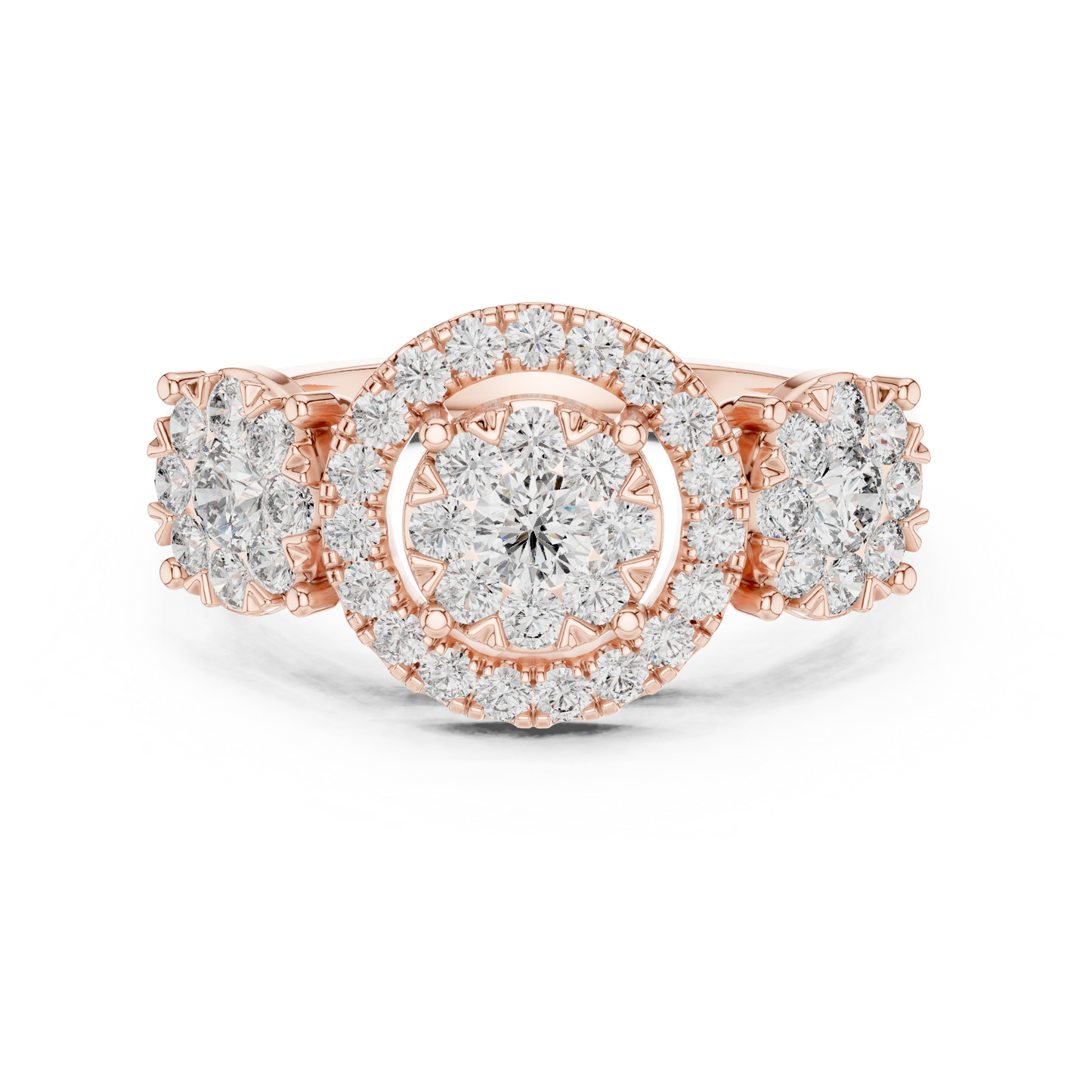 round-14k rose gold|round-18k rose gold