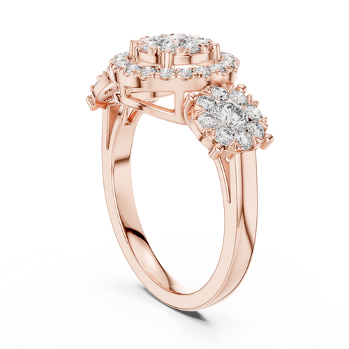 Load image 1 in gallery view. round-14k rose gold|round-18k rose gold