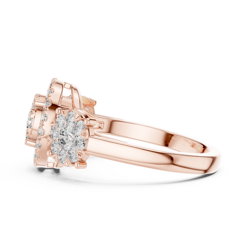 Load image 1 in gallery view. round-14k rose gold|round-18k rose gold