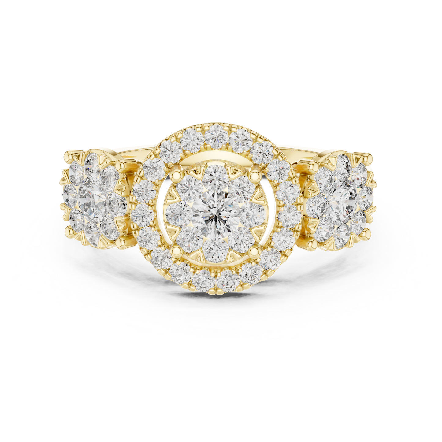 round-14k yellow gold|round-18k yellow gold
