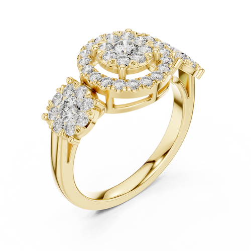 Load image 1 in gallery view. round-14k yellow gold|round-18k yellow gold