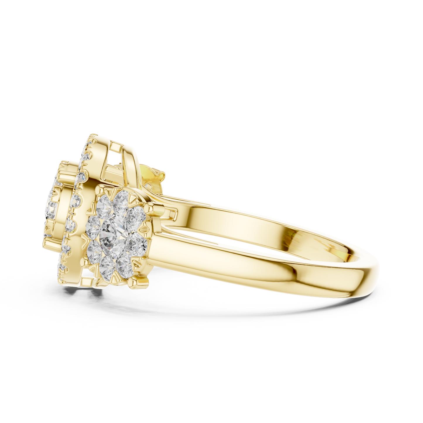 round-14k yellow gold|round-18k yellow gold