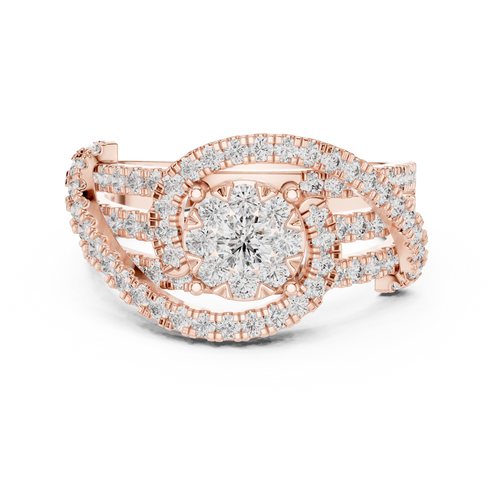 Load image 1 in gallery view. round-14k rose gold|round-18k rose gold