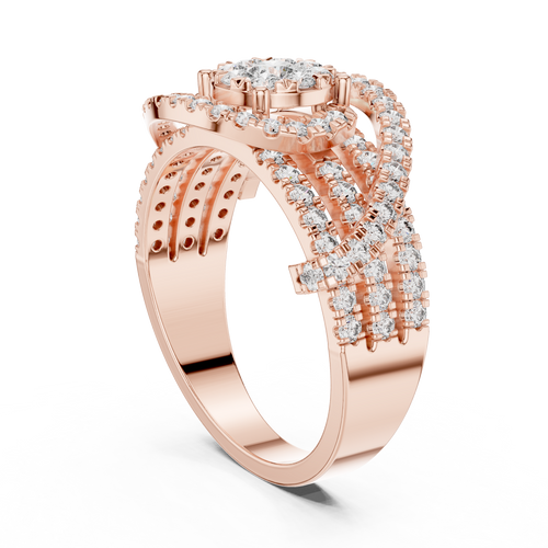 Load image 1 in gallery view. round-14k rose gold|round-18k rose gold