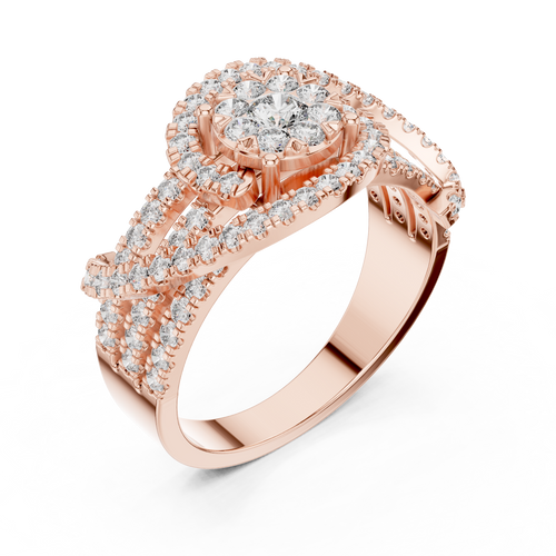 Load image 1 in gallery view. round-14k rose gold|round-18k rose gold