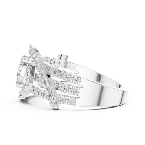 Load image 1 in gallery view. round-14k white gold|round-18k white gold|round-platinum