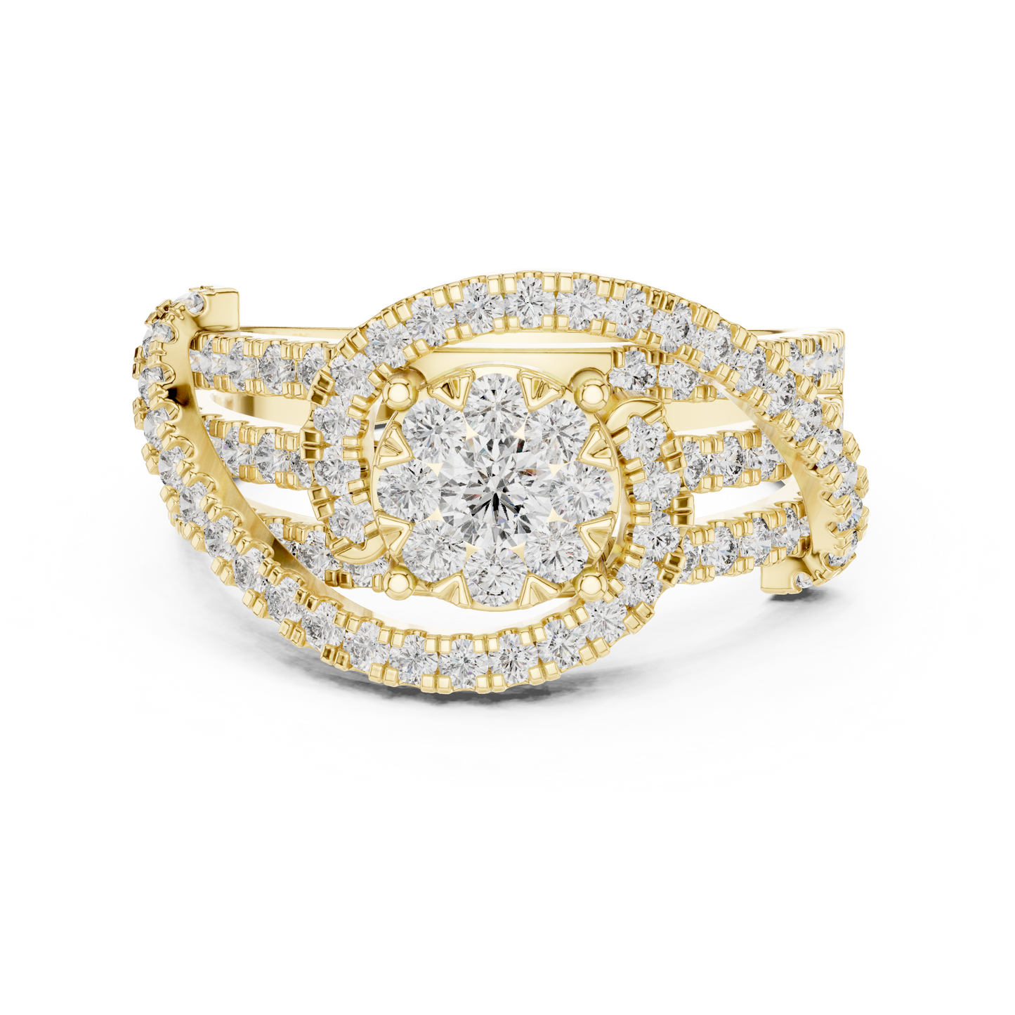 round-14k yellow gold|round-18k yellow gold