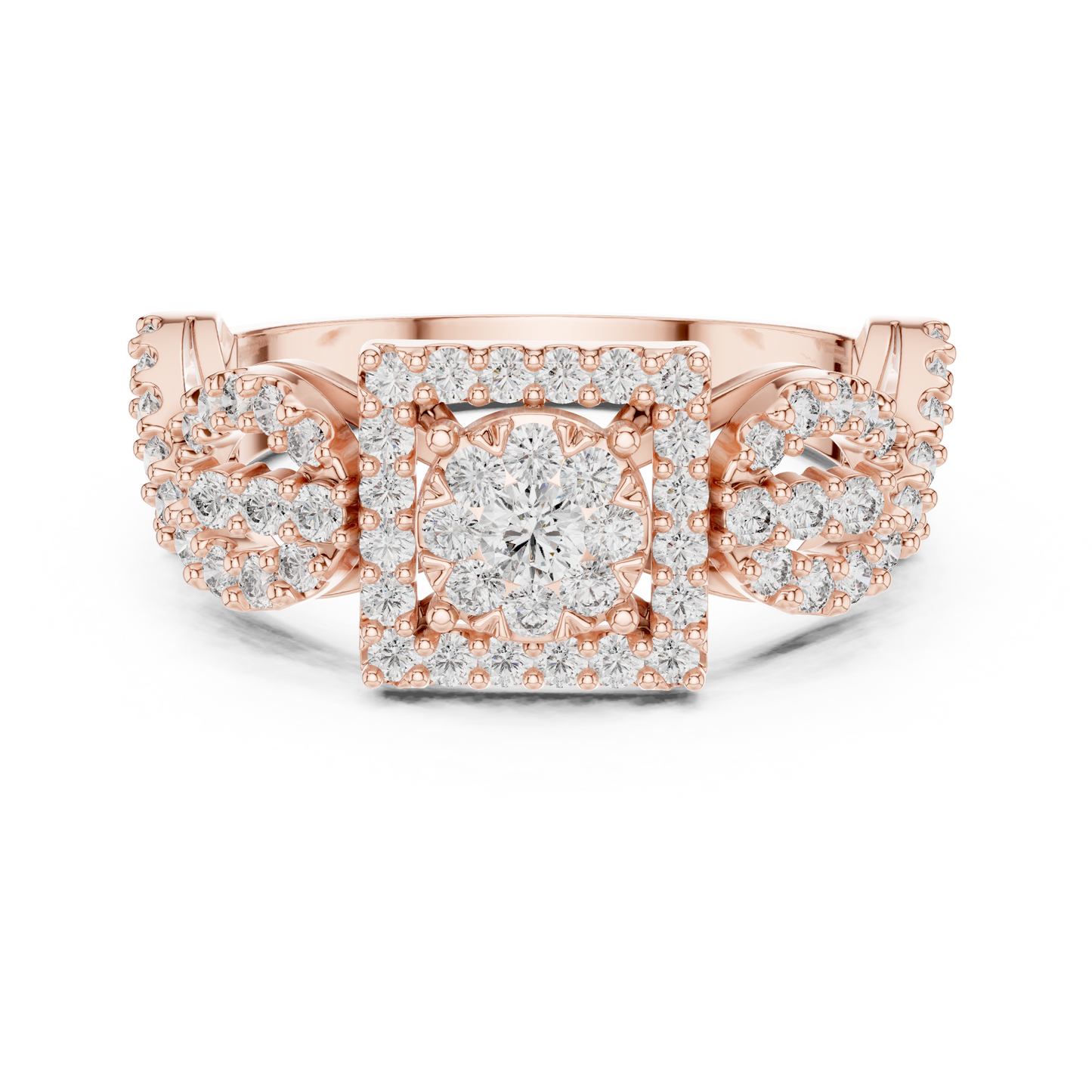 round-14k rose gold|round-18k rose gold