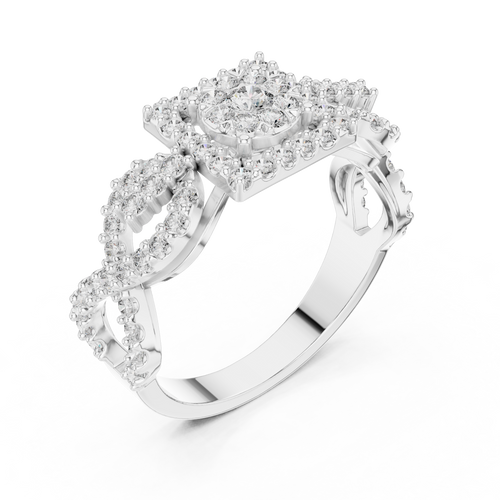 Load image 1 in gallery view. round-14k white gold|round-18k white gold|round-platinum