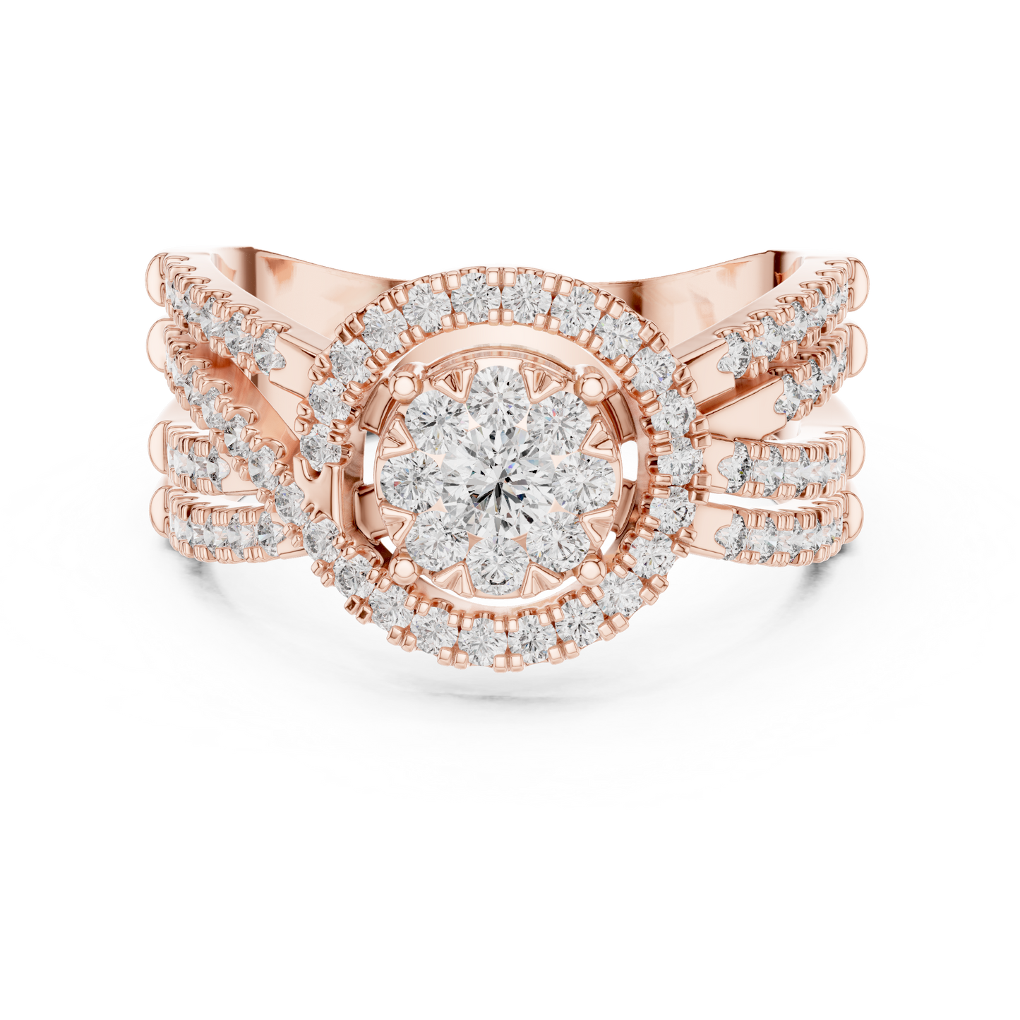 round-14k rose gold|round-18k rose gold