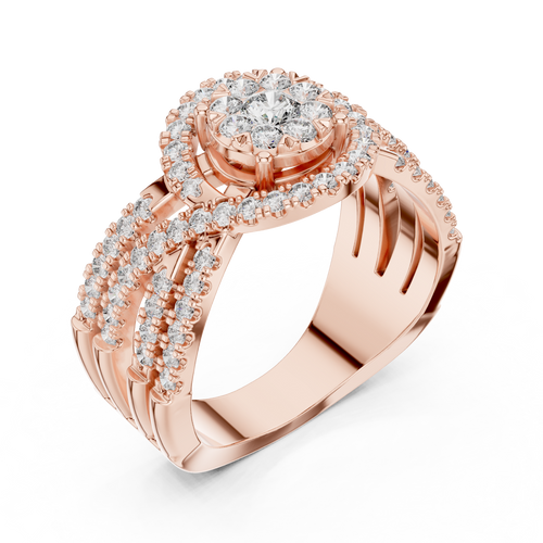 Load image 1 in gallery view. round-14k rose gold|round-18k rose gold