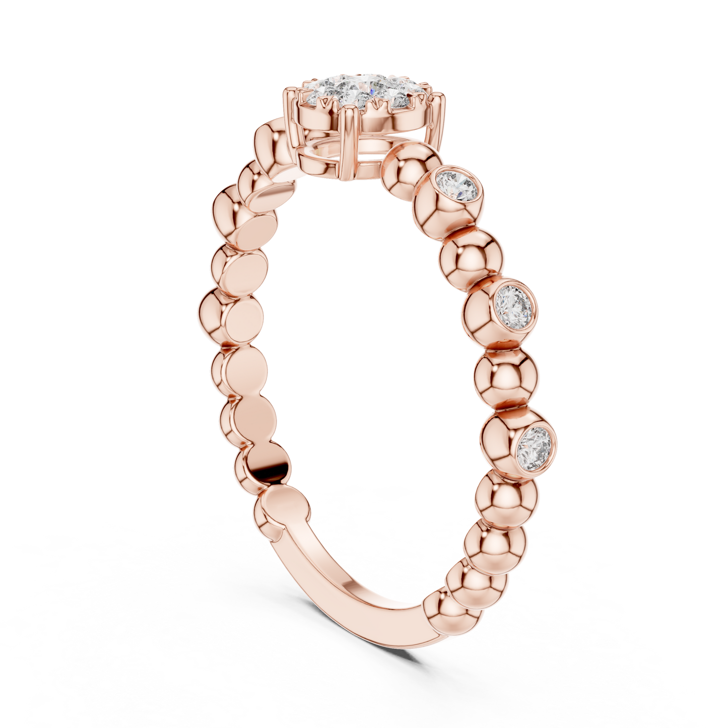 round-14k rose gold|round-18k rose gold
