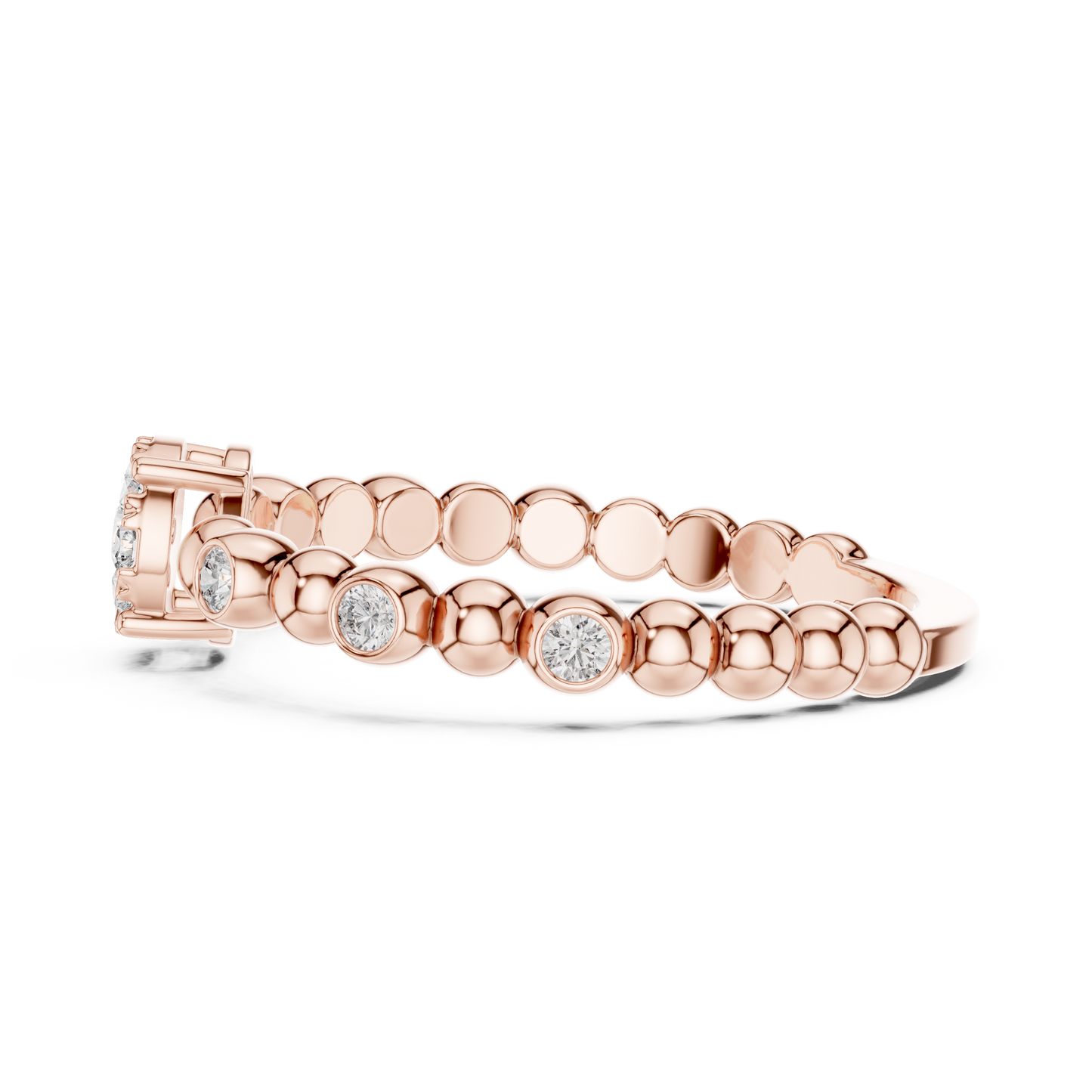round-14k rose gold|round-18k rose gold