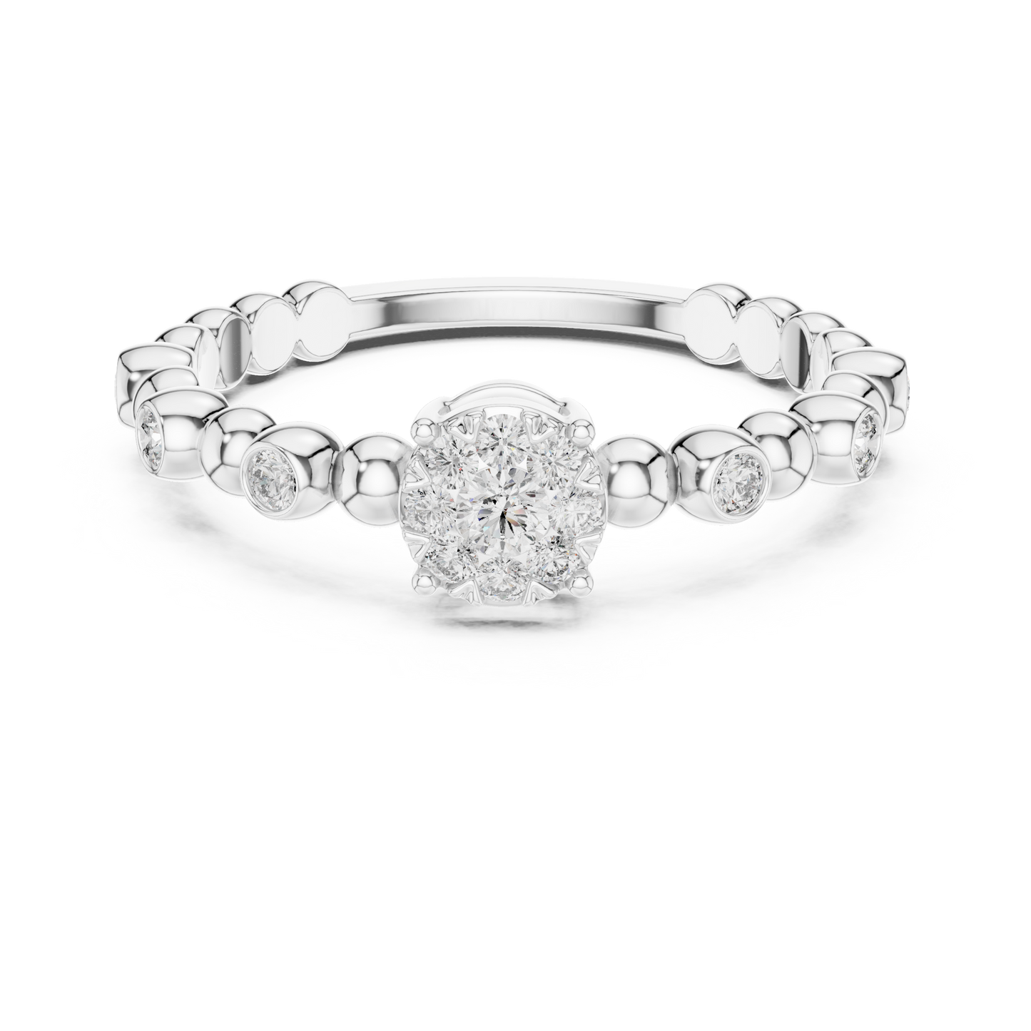 round-14k white gold|round-18k white gold|round-platinum