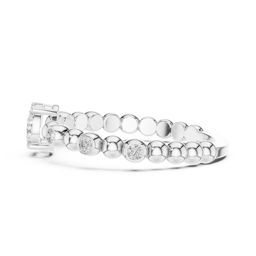 Load image 1 in gallery view. round-14k white gold|round-18k white gold|round-platinum