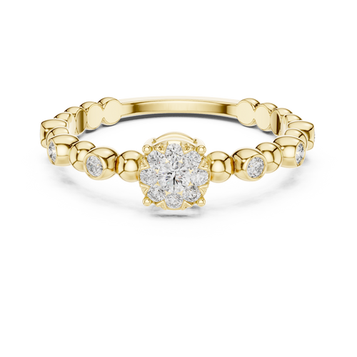 Load image 1 in gallery view. round-14k yellow gold|round-18k yellow gold
