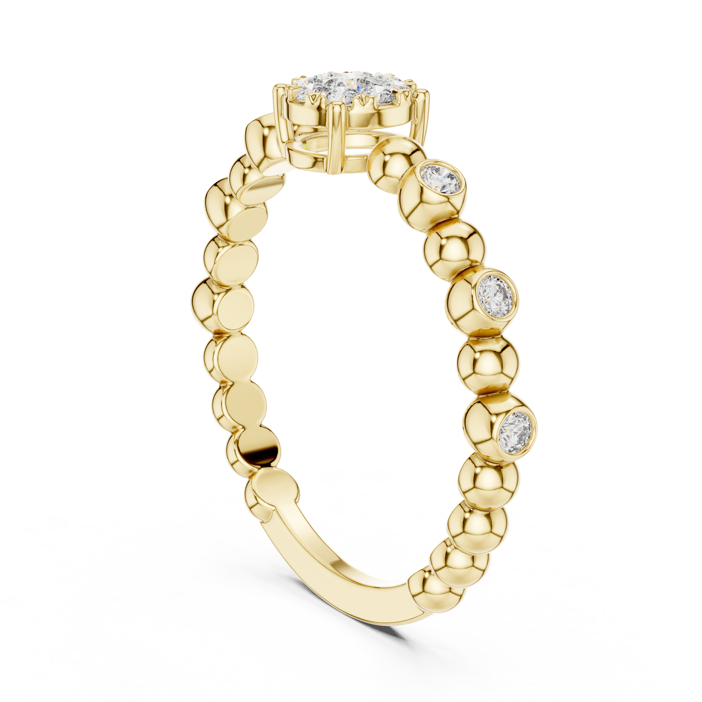 round-14k yellow gold|round-18k yellow gold