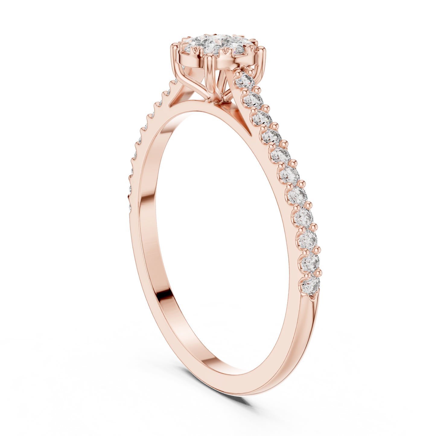 round-14k rose gold|round-18k rose gold