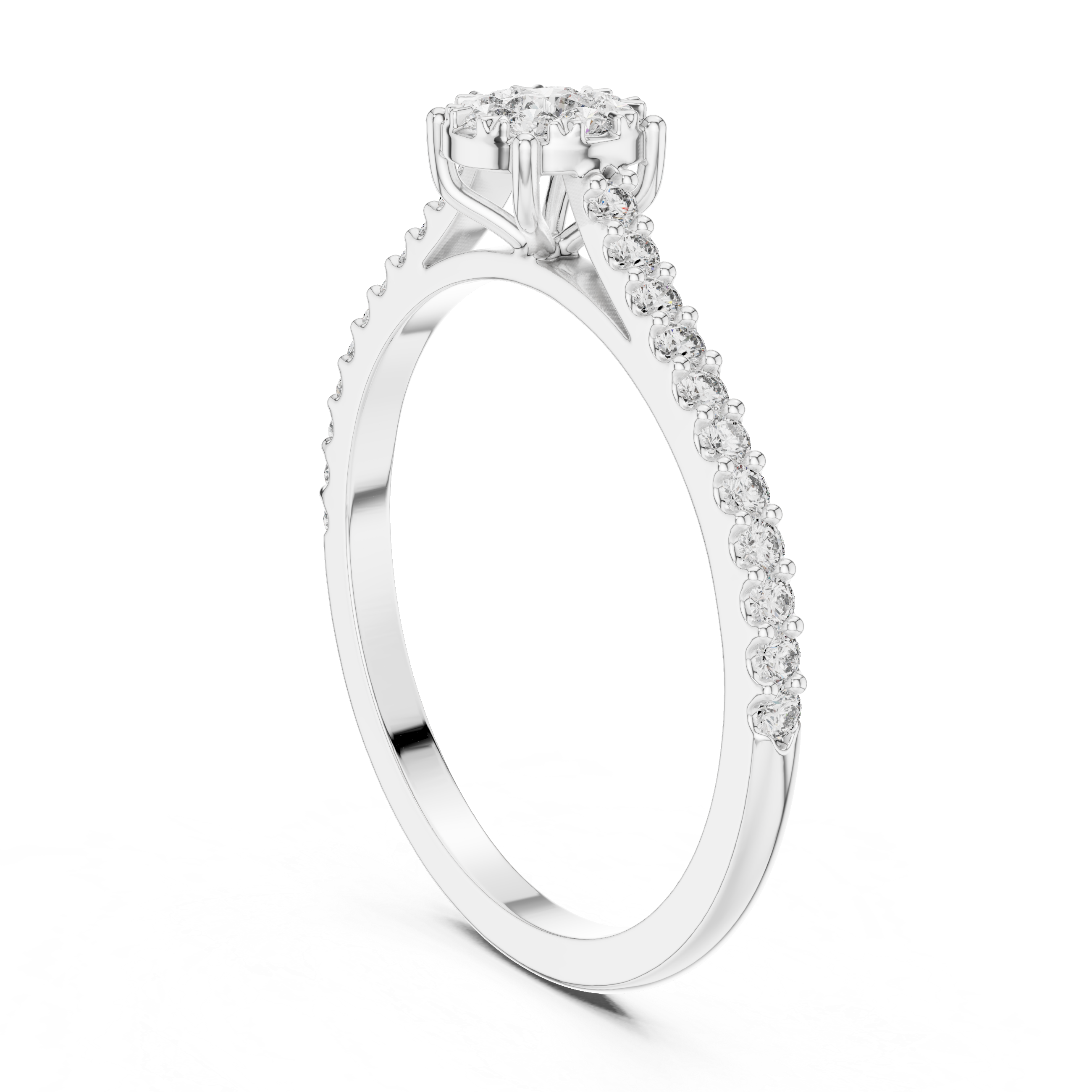round-14k white gold|round-18k white gold|round-platinum