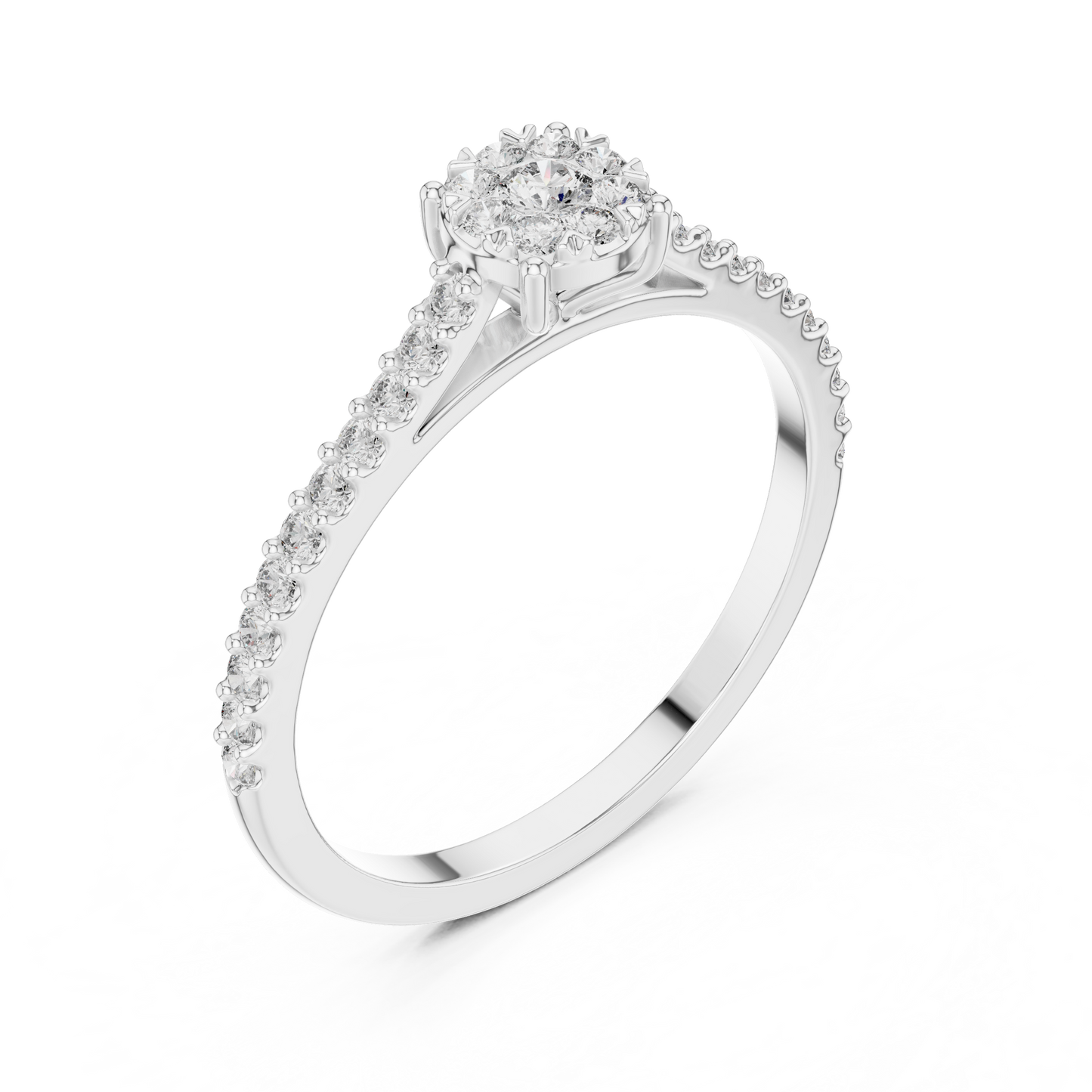 round-14k white gold|round-18k white gold|round-platinum