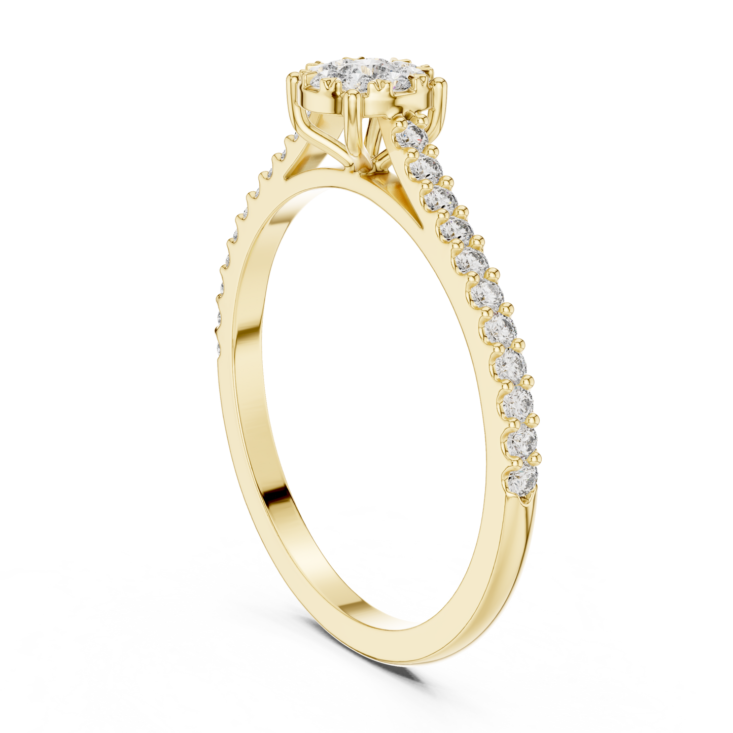 round-14k yellow gold|round-18k yellow gold