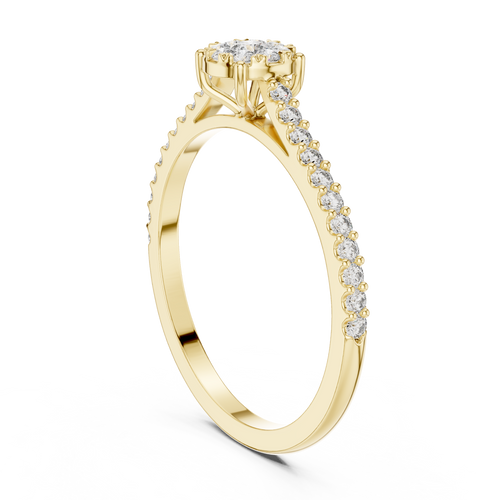 Load image 1 in gallery view. round-14k yellow gold|round-18k yellow gold