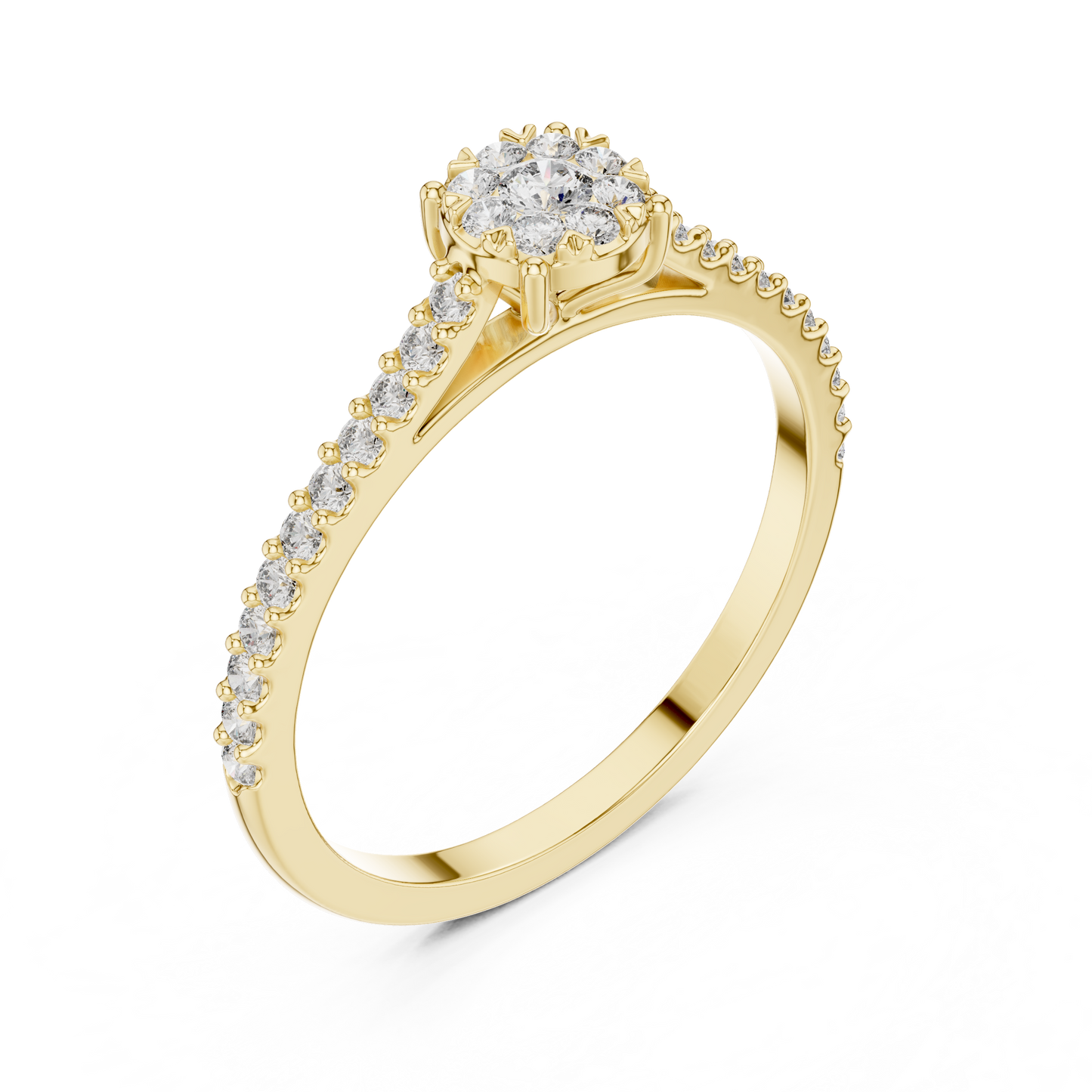 round-14k yellow gold|round-18k yellow gold