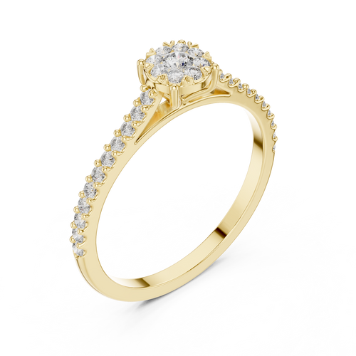 Load image 1 in gallery view. round-14k yellow gold|round-18k yellow gold