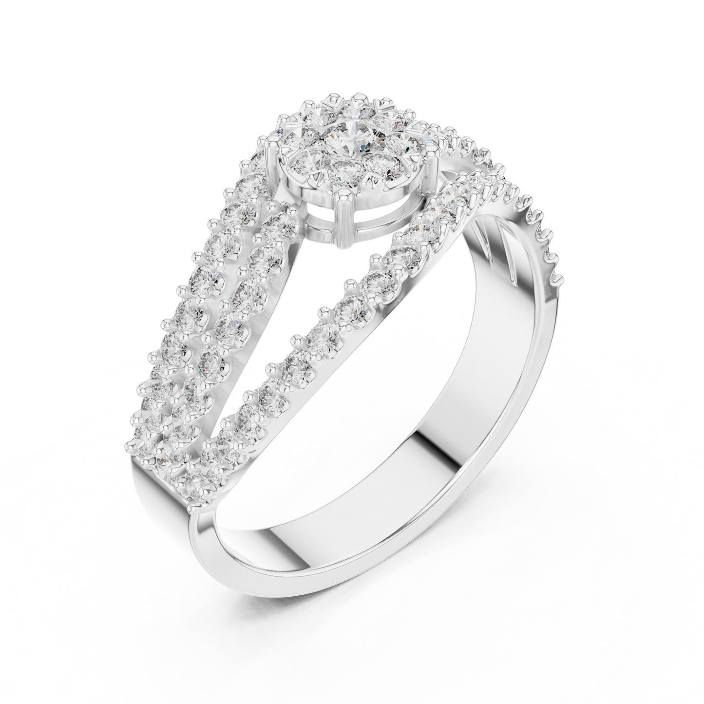 round-14k white gold|round-18k white gold|round-platinum