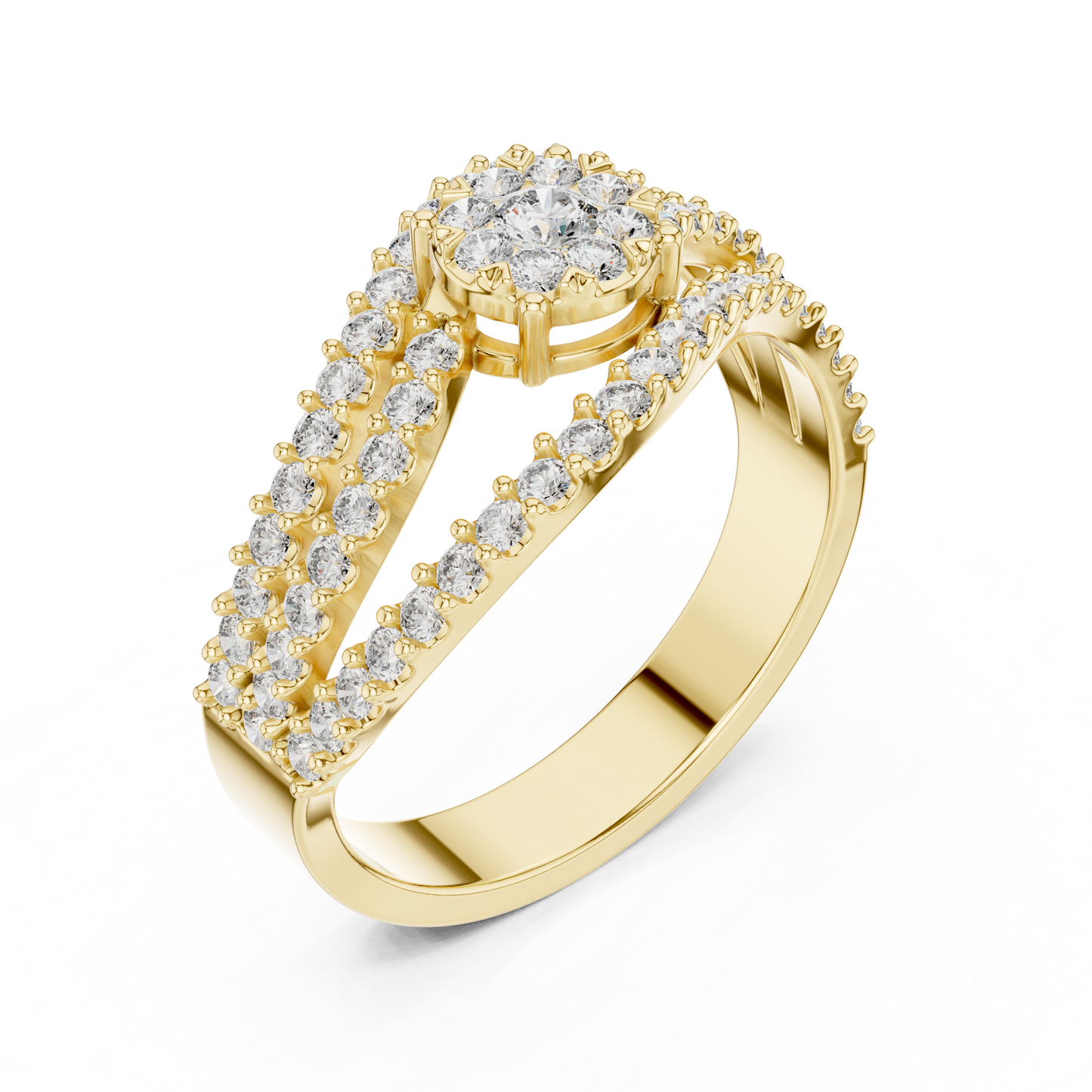 round-14k yellow gold|round-18k yellow gold