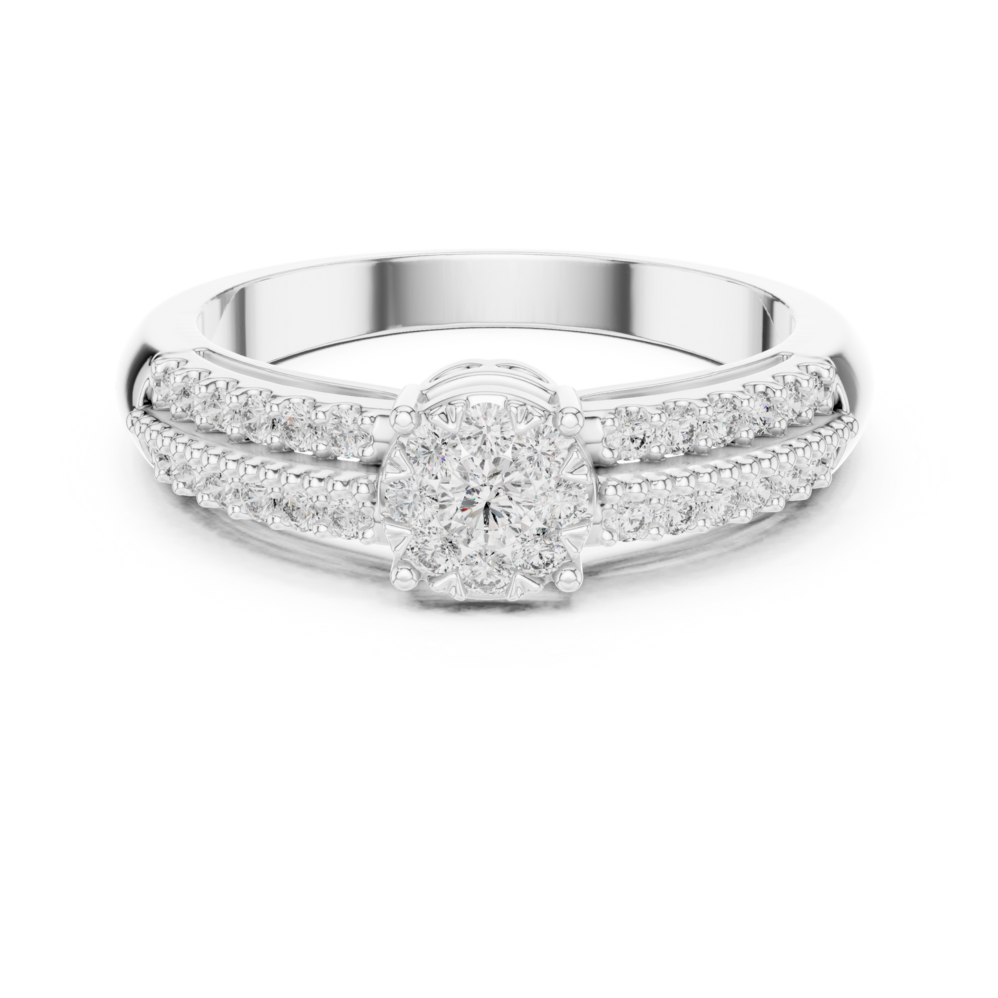 round-14k white gold|round-18k white gold|round-platinum