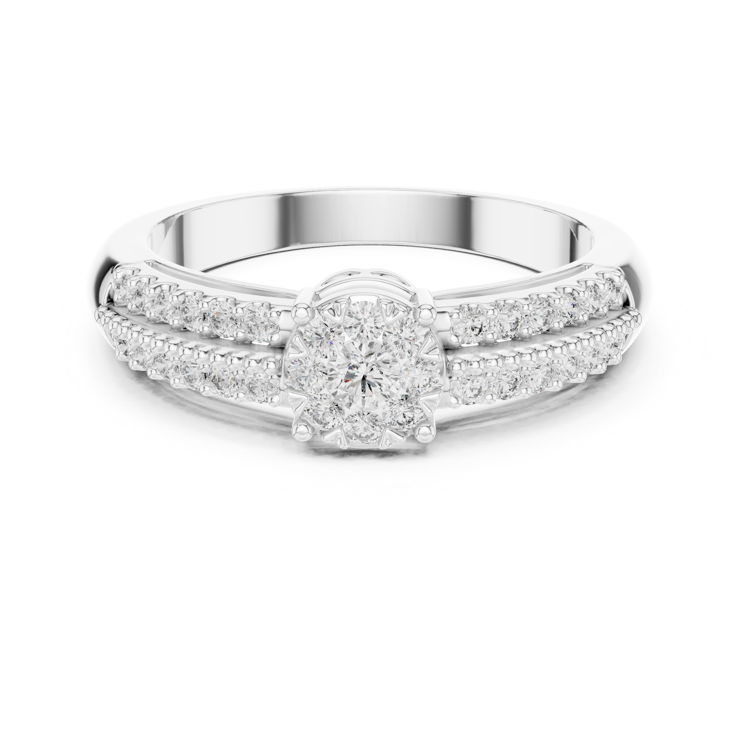 round-14k white gold|round-18k white gold|round-platinum