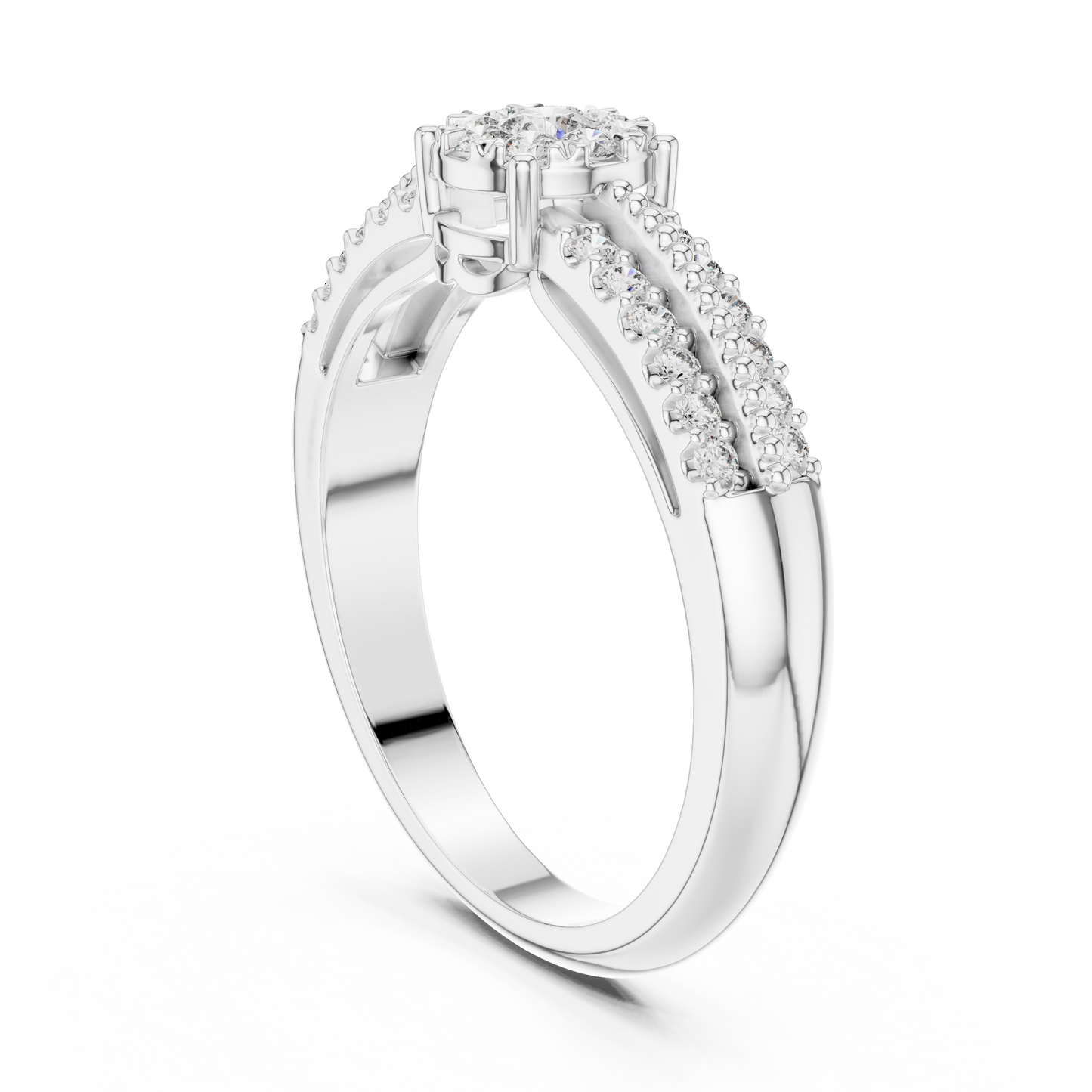 round-14k white gold|round-18k white gold|round-platinum