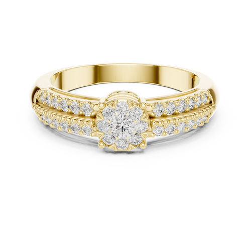 Load image 1 in gallery view. round-14k yellow gold|round-18k yellow gold