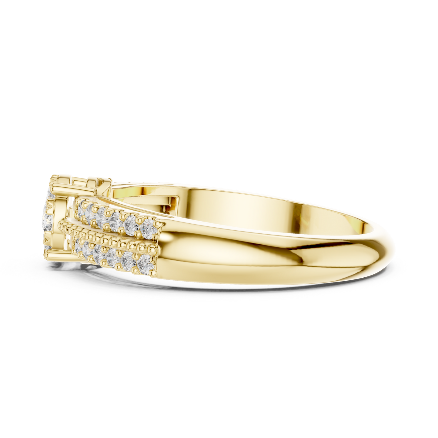 round-14k yellow gold|round-18k yellow gold
