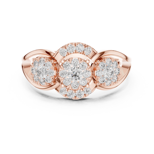Load image 1 in gallery view. round-14k rose gold|round-18k rose gold