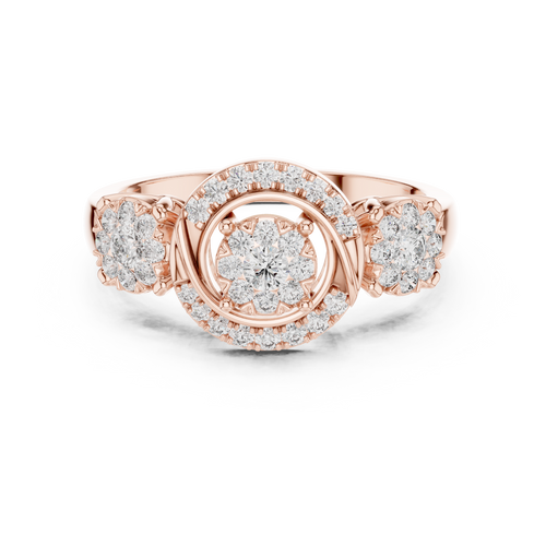 Load image 1 in gallery view. round-14k rose gold|round-18k rose gold