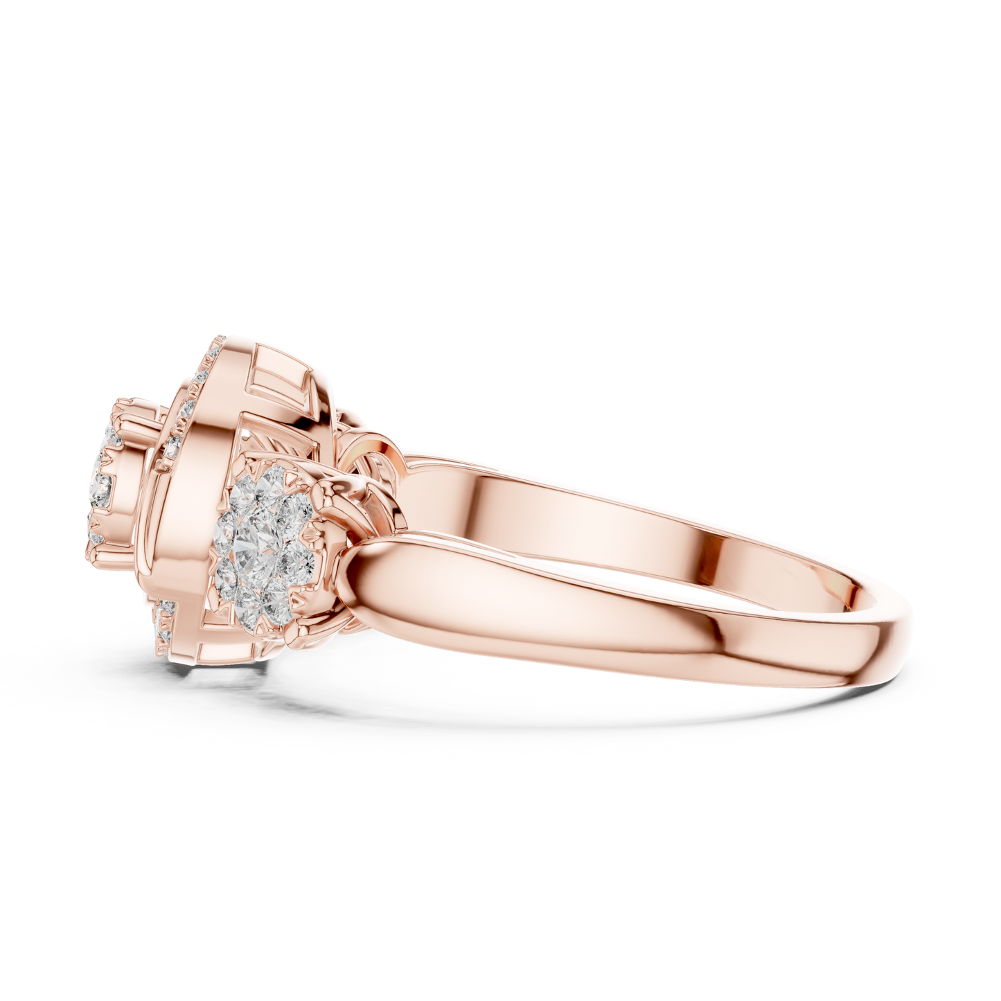 round-14k rose gold|round-18k rose gold