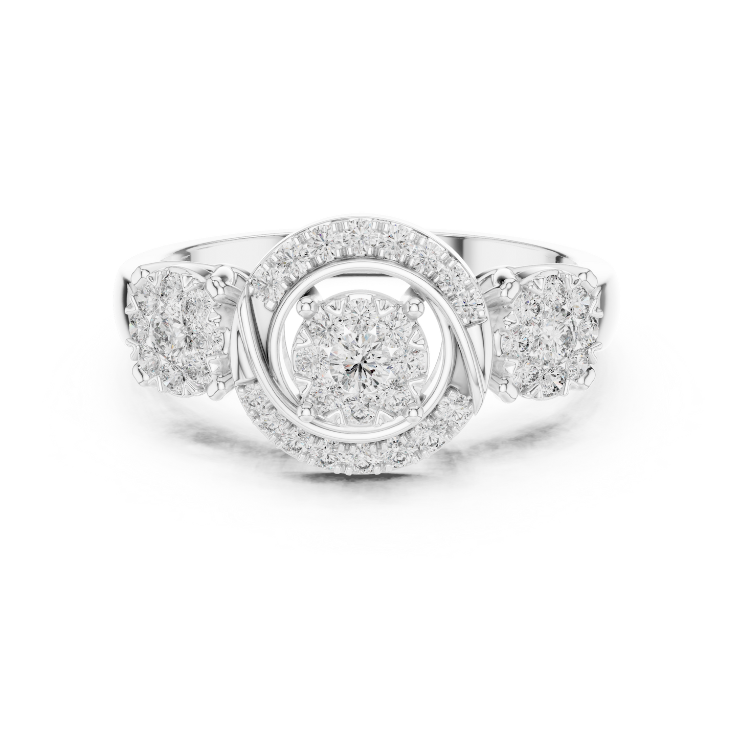 round-14k white gold|round-18k white gold|round-platinum