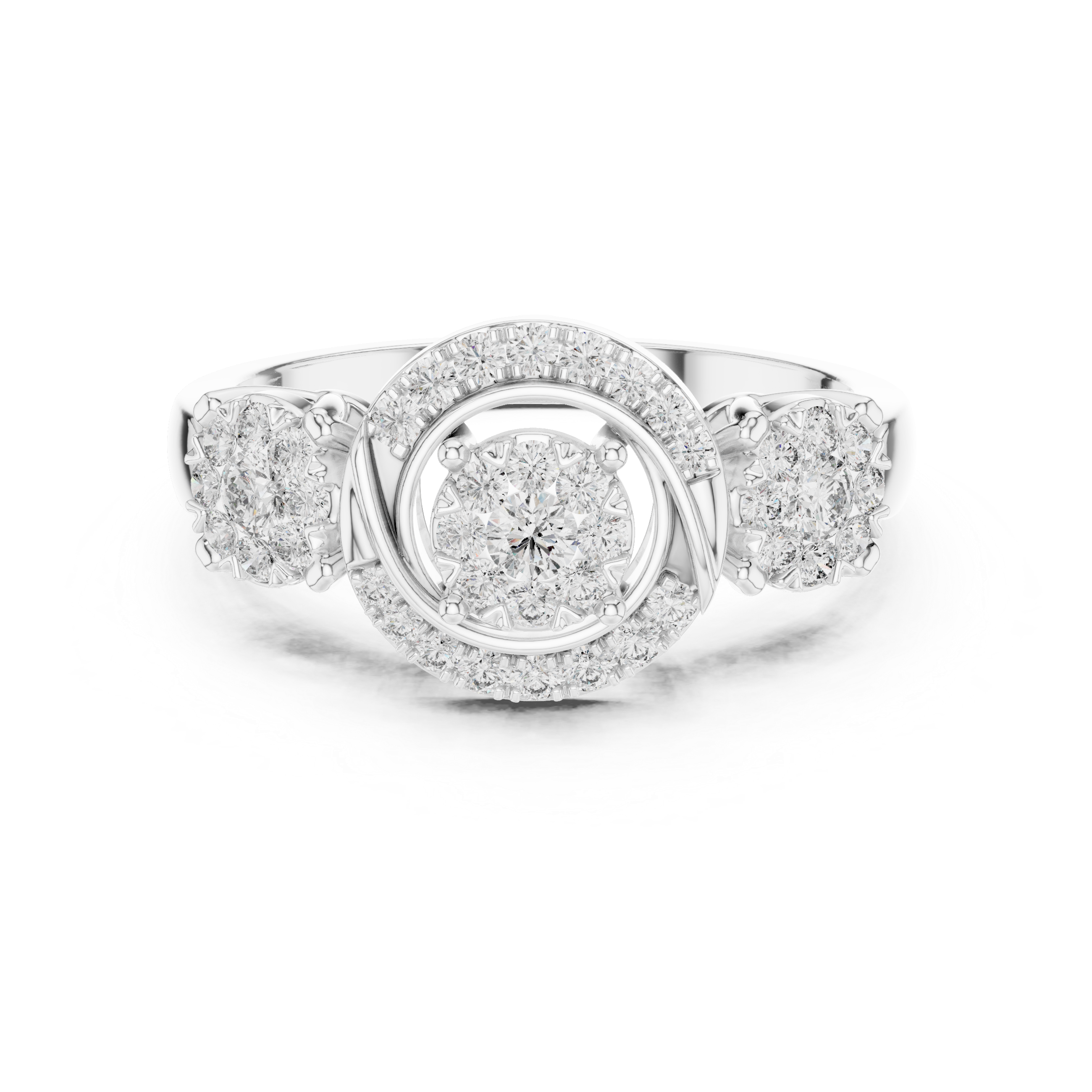 round-14k white gold|round-18k white gold|round-platinum