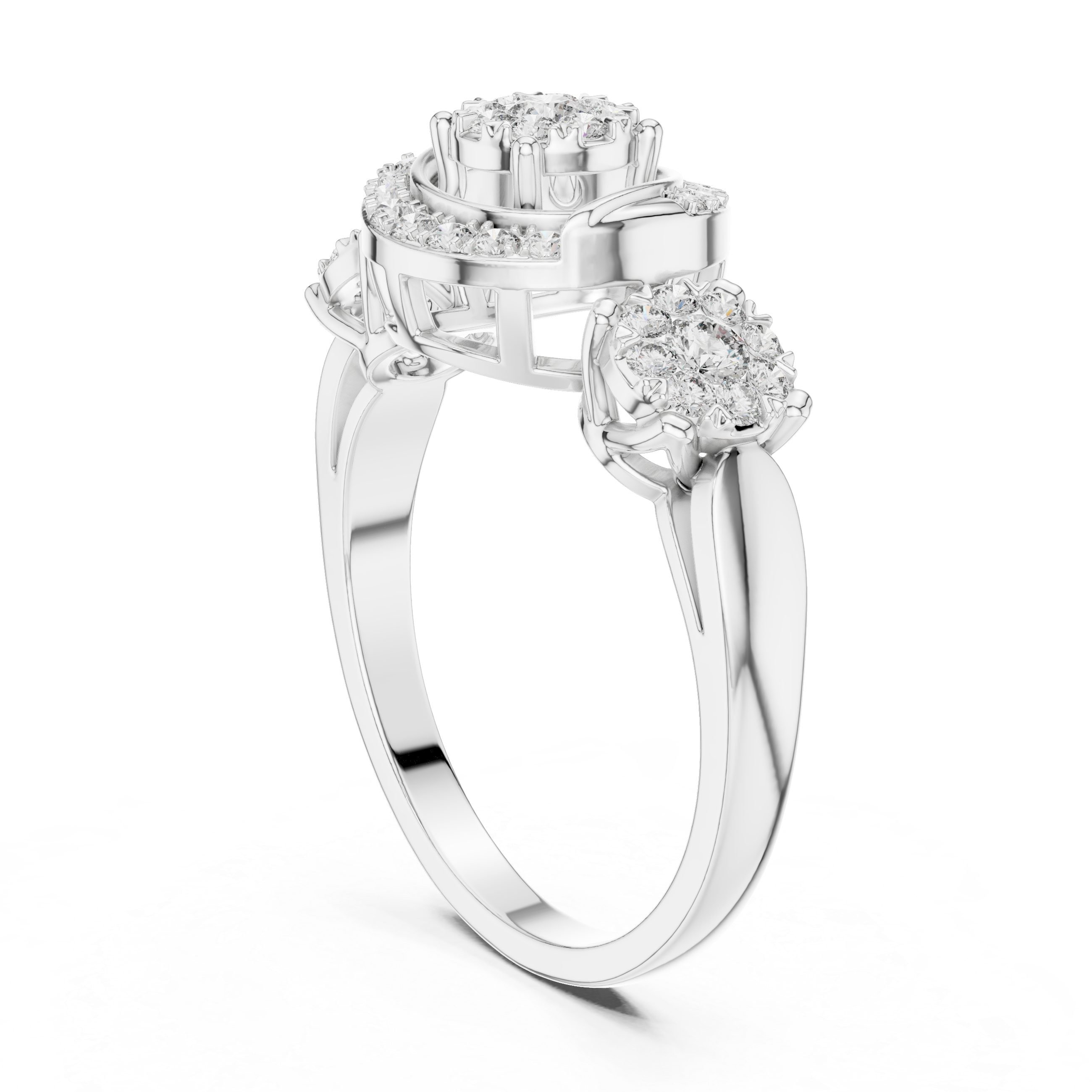 round-14k white gold|round-18k white gold|round-platinum