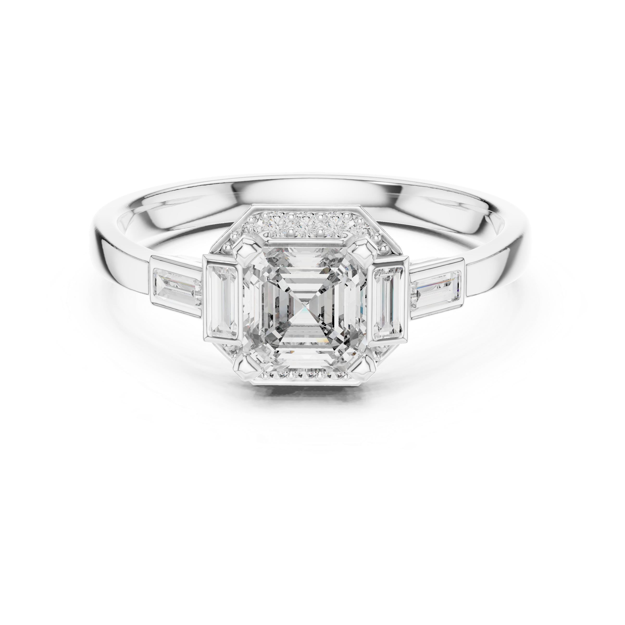 radiant-14k white gold|radiant-18k white gold|radiant-platinum