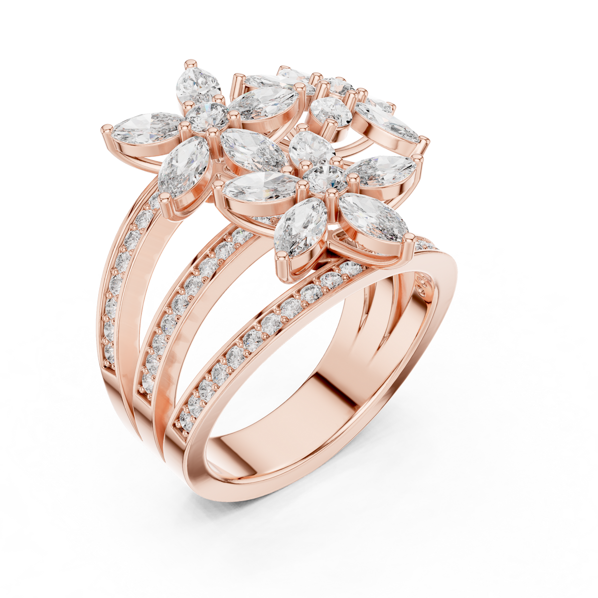 marquise-14k rose gold|marquise-18k rose gold