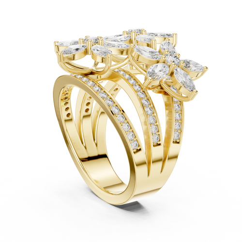 Load image 1 in gallery view. marquise-14k yellow gold|marquise-18k yellow gold