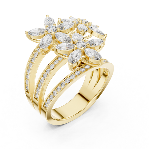 Load image 1 in gallery view. marquise-14k yellow gold|marquise-18k yellow gold