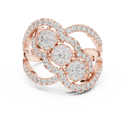 Load image 1 in gallery view. round-14k rose gold|round-18k rose gold