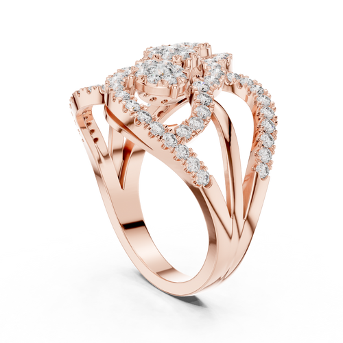 Load image 1 in gallery view. round-14k rose gold|round-18k rose gold