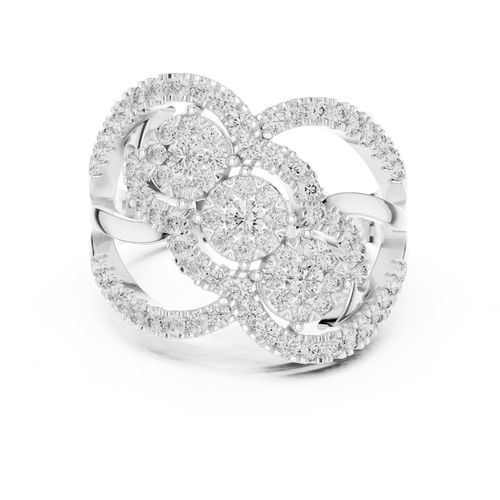 Load image 1 in gallery view. round-14k white gold|round-18k white gold|round-platinum