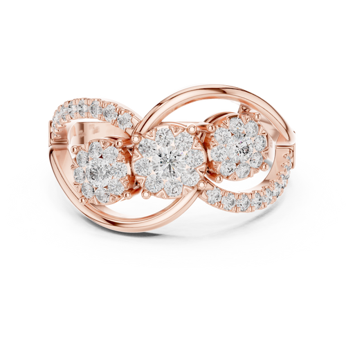 Load image 1 in gallery view. round-14k rose gold|round-18k rose gold